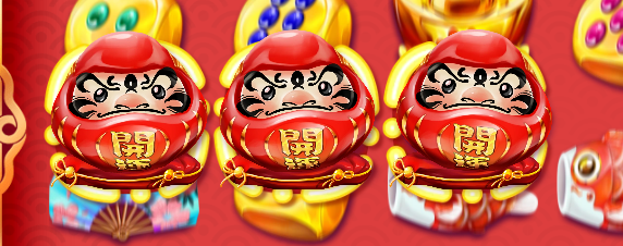 simbol daruma Lucky Fortune Cat